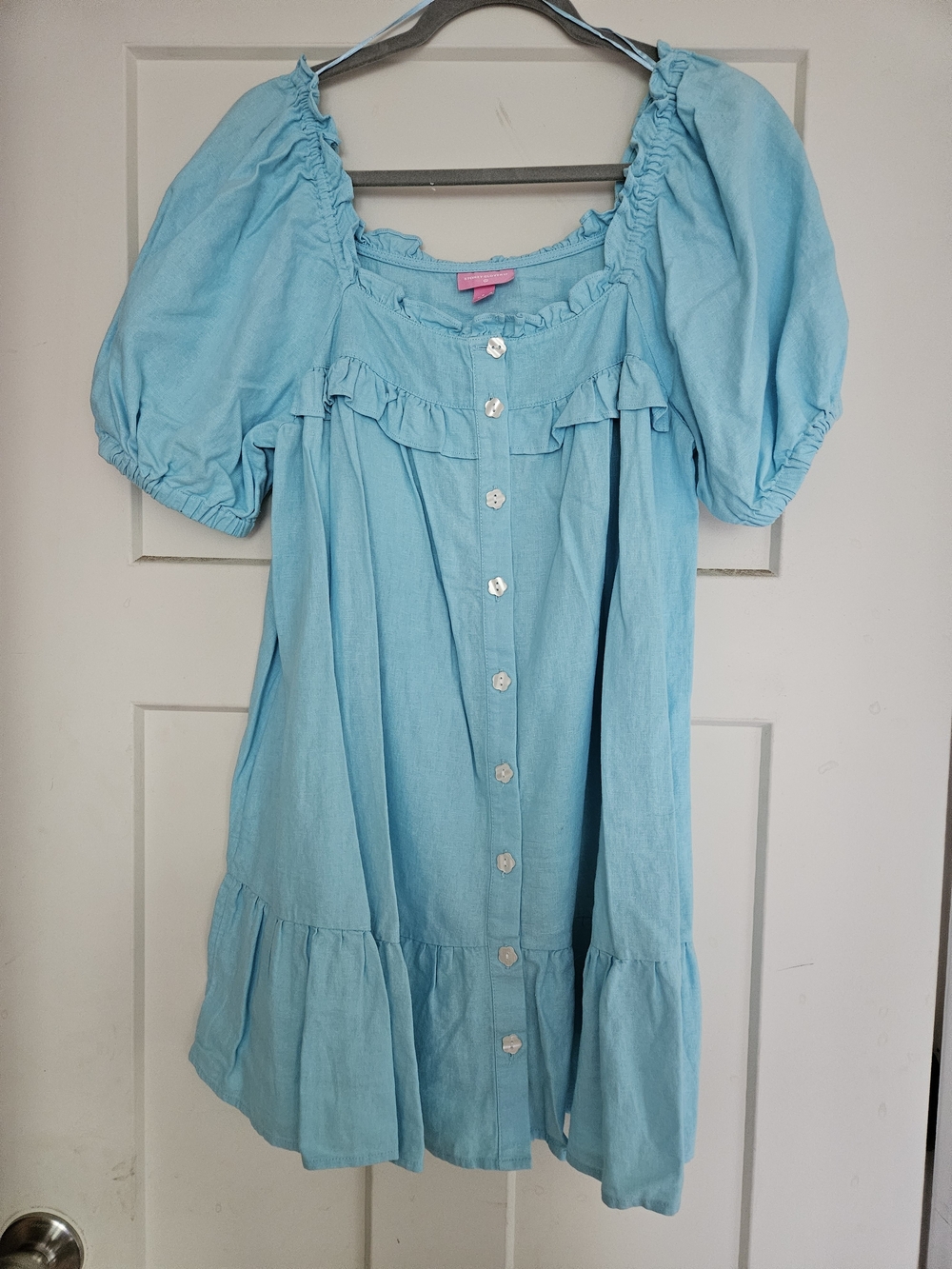 Stoney Clover X Target Light Blue Puff-Sleeve Button Dress